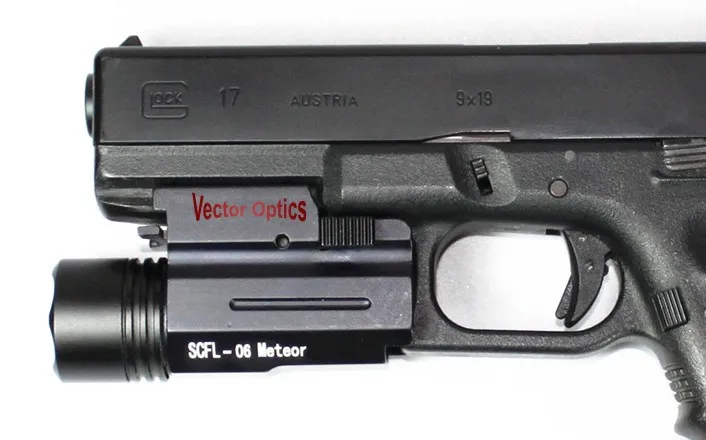 Компактный Тактический пистолетный фонарик Vector Optics Meteor 200 люмен светильник для