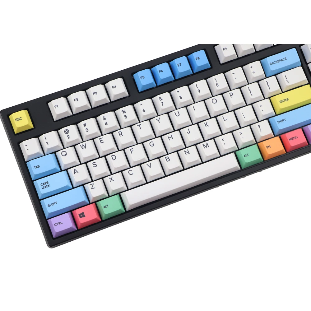 Крутая механическая клавиатура Jazz 123 клавиши pbt Cherry mx колпачки для клавиш