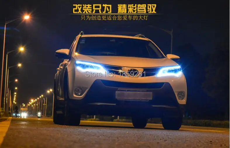 Фара RAV4, 2013~, внедорожник,! RAV4 туман светильник, RAV4 внедорожный светильник, 2 шт./компл.+ 2 шт. балласт, rav4 драйвер светильник, для Toyota Previa RAV 4