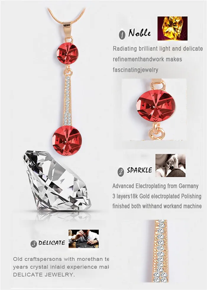 Комплект из колье и серёг с австрийским кристаллом|austria crystal|wedding jewelryjewelry wedding |