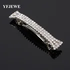 YFJEWE модная женская Повседневная полная одежда для волос со стразами элегантная заколка для волос с кристаллами ювелирные изделия аксессуары рождественские подарки H002