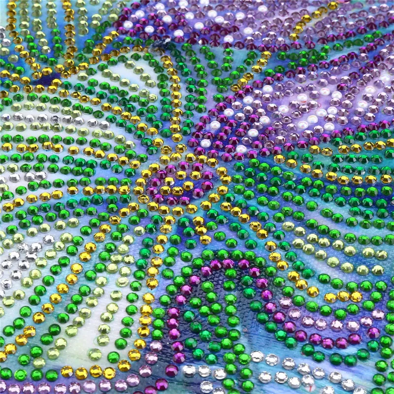 Diamond Painting partial special shaped Embroidery Flowers Lotus Dragonfly butterfly 5D DIY Kits Rhinestones Decor | Дом и сад