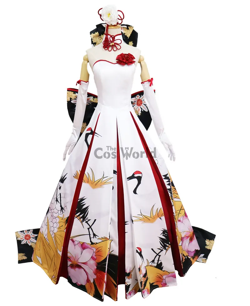 Костюм для косплея Fate stay night Nero Saber одежда с длинным платьем новогодней церемонии