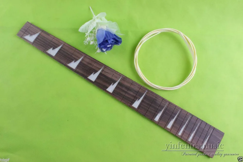 

Новинка 1 шт. гриф электрогитары 24 лада роза дерево 24,75 "поставка Luthier #95