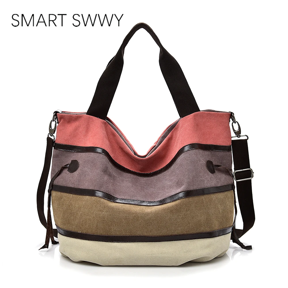 Женская Холщовая Сумка тоут модная брендовая Повседневная сумка в стиле пэчворк