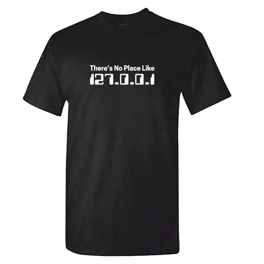 There's No Place Like Home Tshirt - Funny Internet Web Nerd IP ADDRESS Gift Print T-shirt Hip Hop Tee Shirt | Мужская одежда
