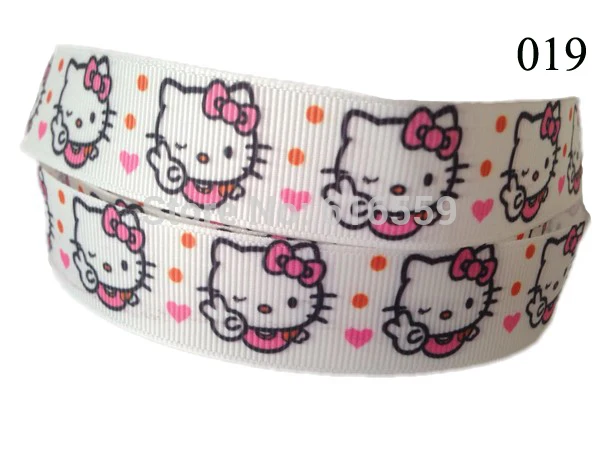 5 м/лот мультфильм напечатанный Grosgrain ленты 7/" 22 мм пробки для бутылок DIY ручной работы подарочная упаковка декоративные ленты Шитье