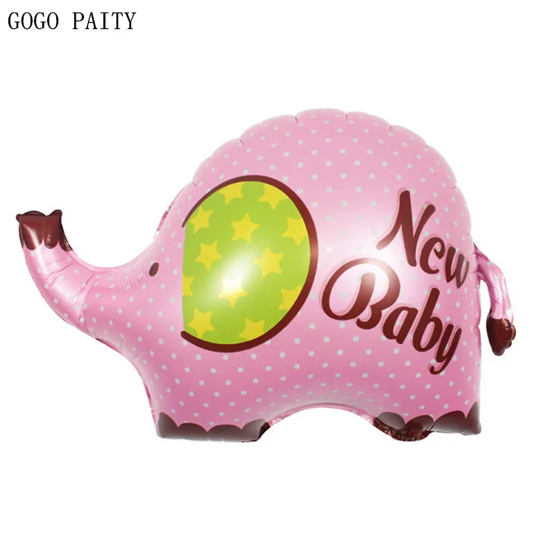 GOGO PAITY Free shipping trade new cartoon baby elephant foil materials imported aluminum balloons wholesale toy party | Дом и сад