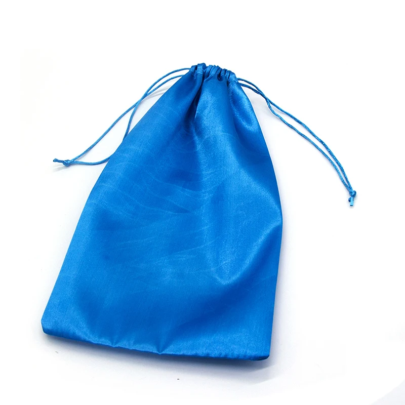 Заказной логотип Голубое озеро упаковочные мешки атласные шелковые для подарка