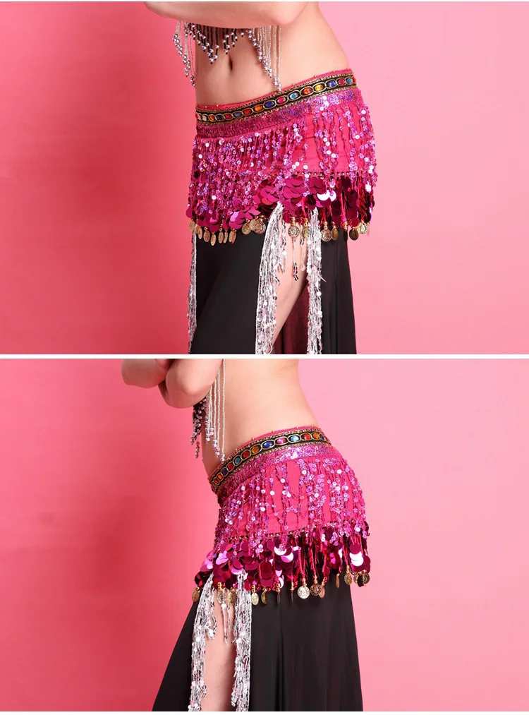 2018 костюм для танца живота аксессуары Пояс индийские пайетки кисточка Талия