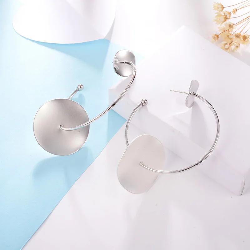 Женские круглые серьги кольца массивное Ювелирное Украшение для ушей