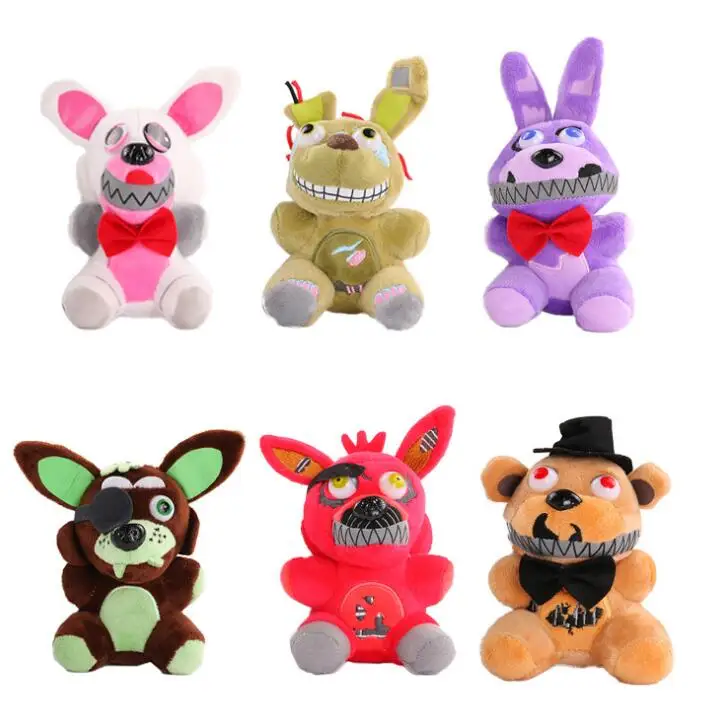 14 см FNAF Five Nights at Freddy's Бонни и Чика кекс Фокси Золотой Фредди Fazbear кошмар сестра