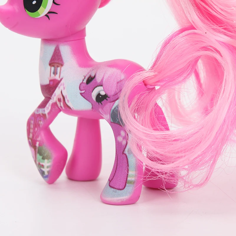 8 см игрушки My Little Pony Friendship is Magic Пинки Пай Радуга Дэш Флаттершай Songbird Serenade ПВХ фигурка модель