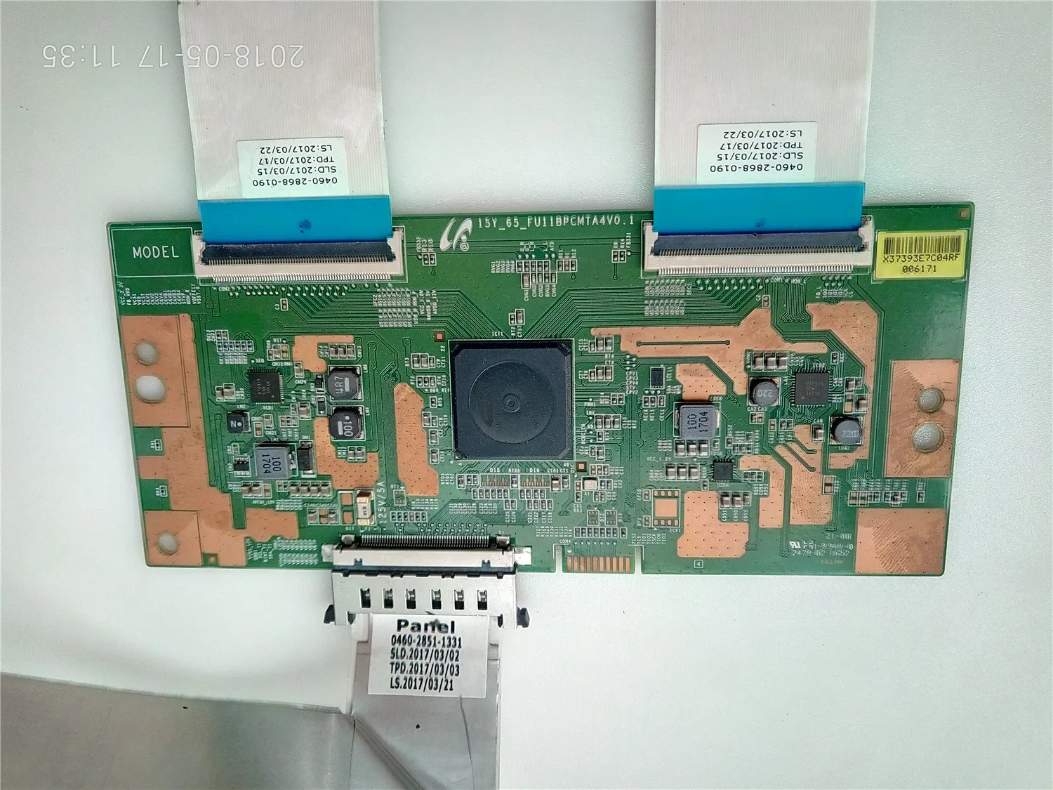 Оригинальный L65M5 AZ LED65E7C Плата логики 15Y_65_FU11BPCMTA4V0.4 E88441|Аксессуары для батарей и ЗУ|