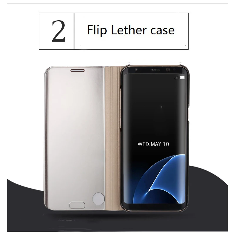 Зеркальный Флип кожаный чехол для Samsung Galaxy J5 J530 2017 J3 J330 J7 J730 умный Pro Pro|case for samsung