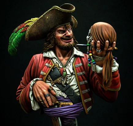 1/9 Scale Resin Bust Pirate Provocation Figure Model Kit Free Shipping | Игрушки и хобби
