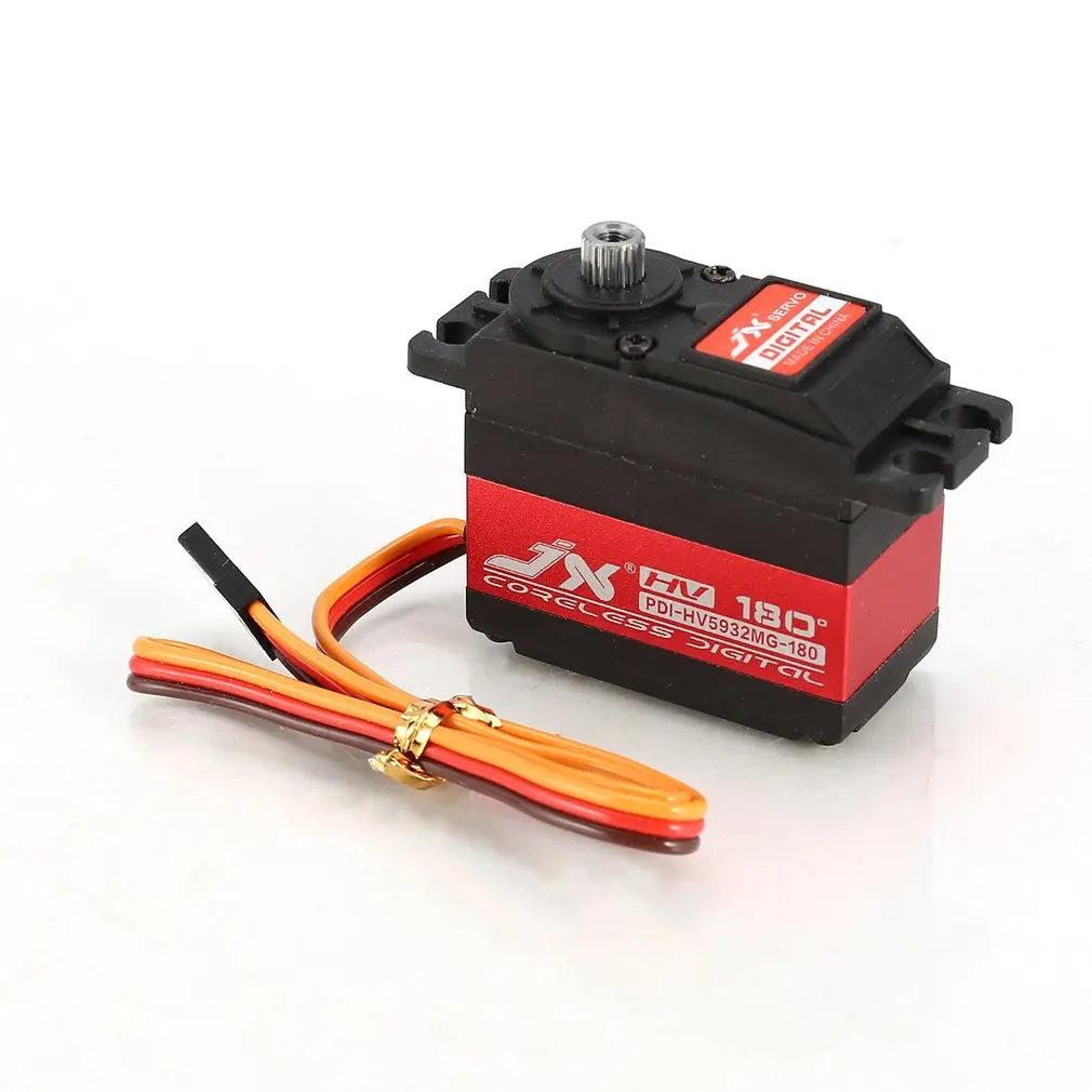 JX PDI HV5932MG 20 кг 180'Steering цифровой Металл шестерни Coreless Servo с высоким крутящим