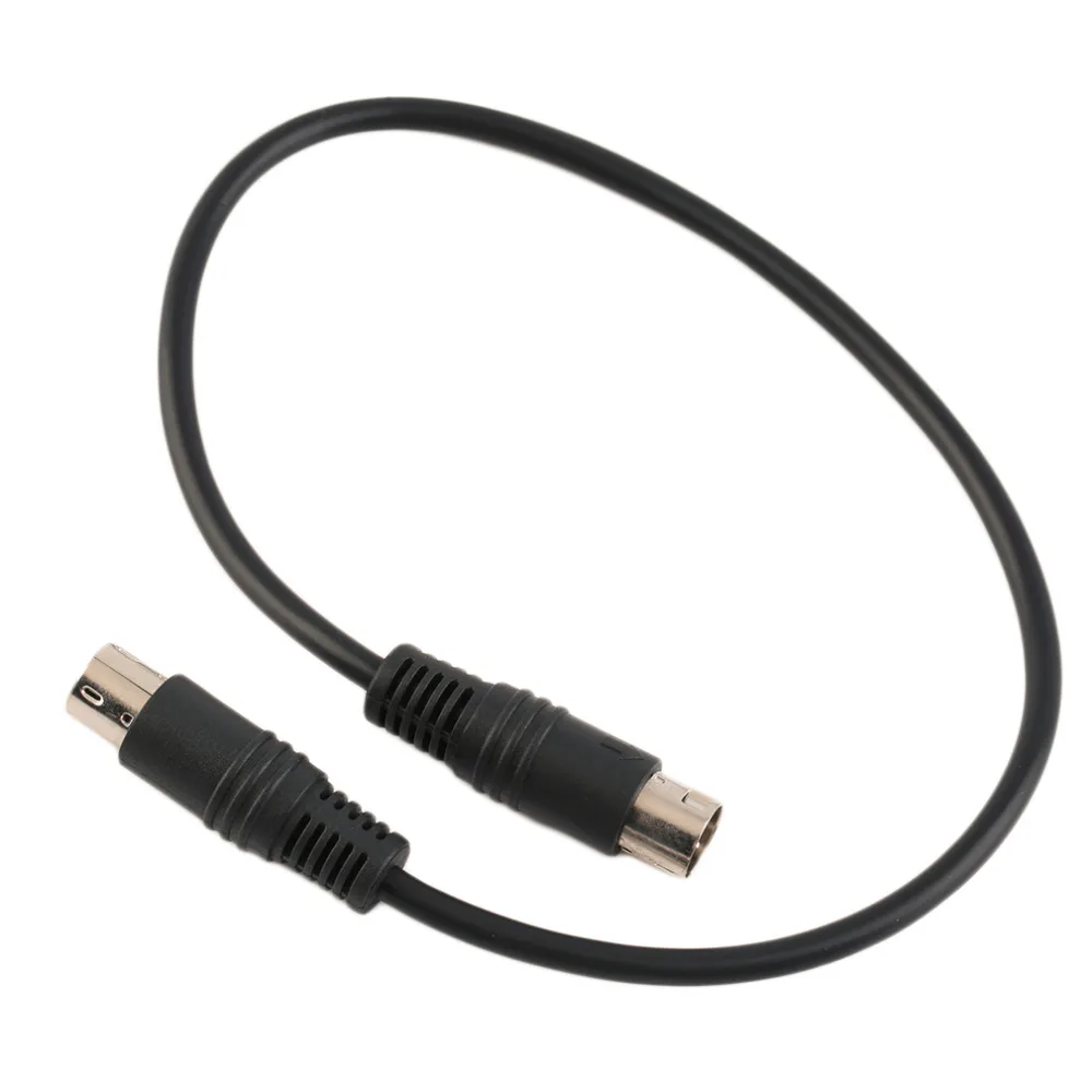 Новый черный 9 контактный разъем мини PIN Din кабель сигнала для Genesis 2 Scart Горячая