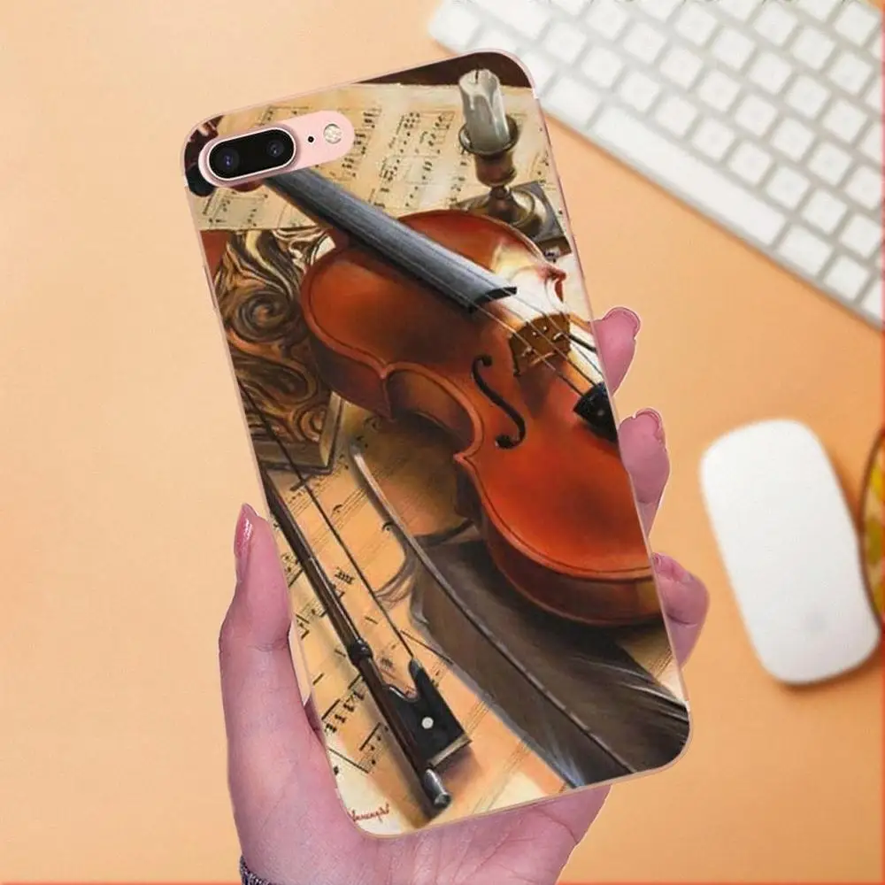 Музыкальная оценка музыкальный инструмент Скрипка Гитара для LG Nexus 5 5X G2 G3 mini spirit G4