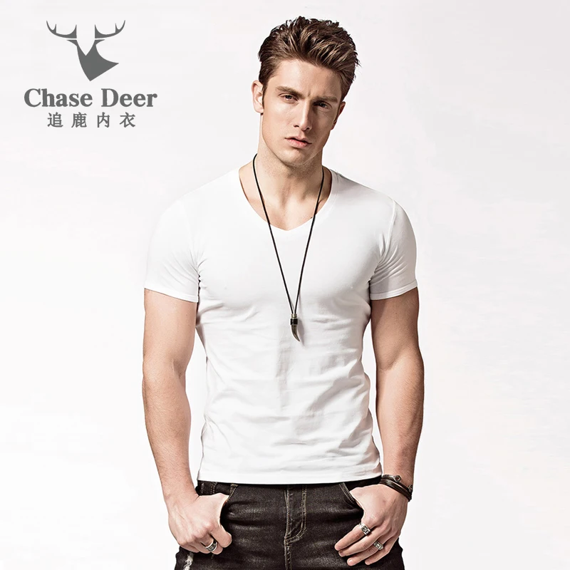 Мужская Повседневная футболка 100% хлопок дышащая однотонная качественная