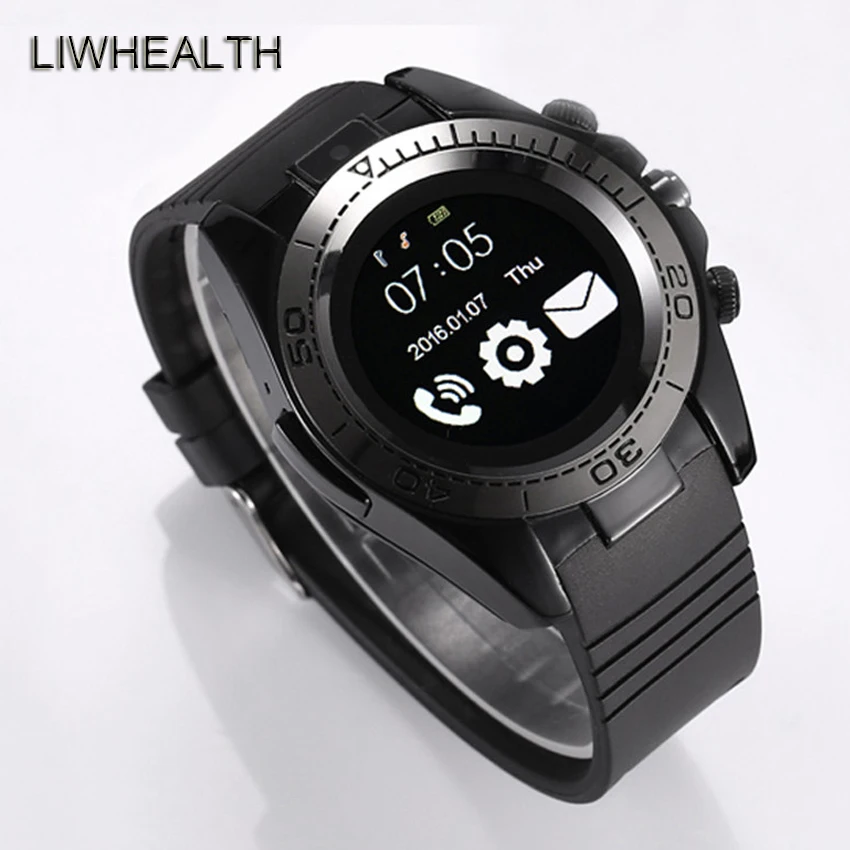 360 Bluetooth Смарт часы телефон SW007 с камерой SIM/Музыка Montre подключения спортивные