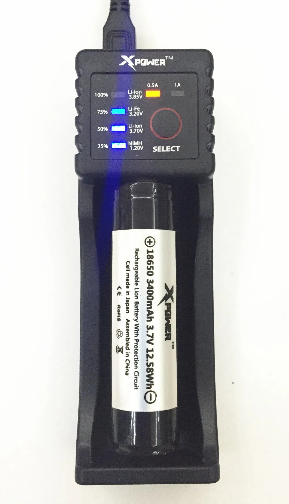 Xpower C1 Smart Универсальное зарядное устройство для аккумуляторов li-on Ni-MH Li-fe батарея power bank funtion vs xtar nitecore opus liitokala lii-100