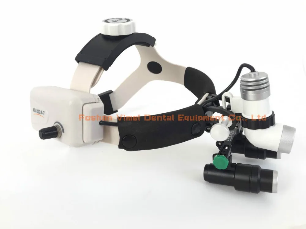 

New 3W LED Surgical Head Light dental Lamp All-in-Ones Headlight with loupes