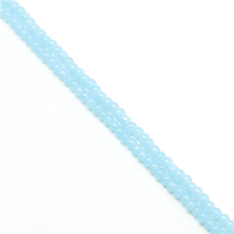 8 Colors 4mmx1mm 39cm/15.5&quot Approx 100pcs Round Glass Lacquered Beads Loose Spacer For Jewelry Making Bracelet DIY | Украшения и
