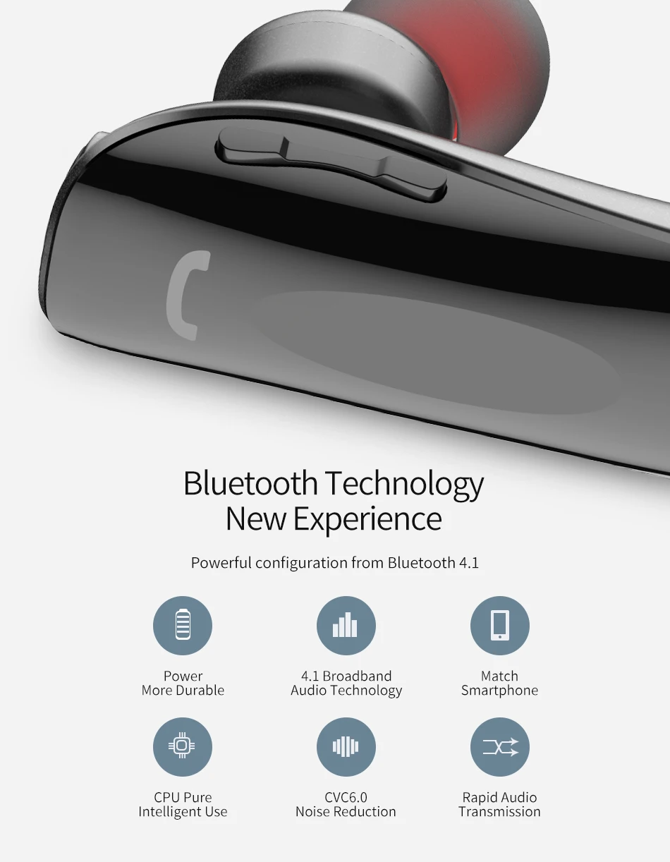 Awei N1 Беспроводной Bluetooth V4.1 наушники вкладыши Multipoint Наушники деловая встреча один
