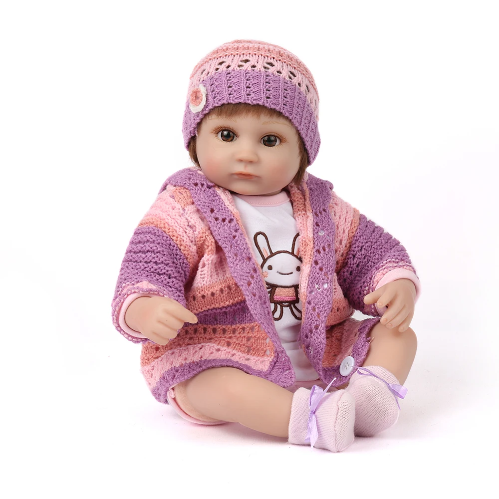 Кукла NPK Reborn Baby 45 см Реалистичная кукла подарок младенец с мягким хлопком модные