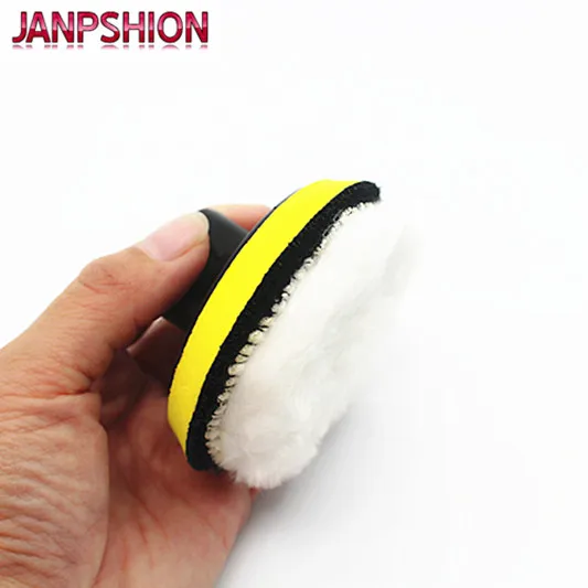 JANPSHION 4pc M10 / 75mm 3'' 80mm Sponge Polishing Waxing Buffing Pads Kit Compound Auto Car Paint maintenance | Инструменты