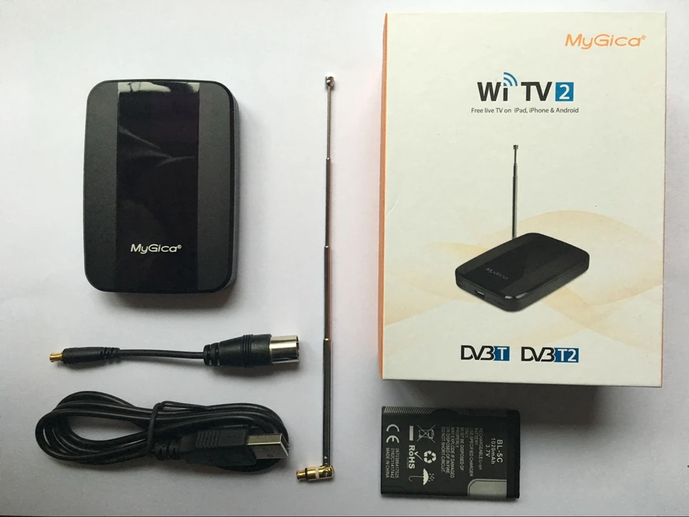 Смотрите онлайн HD tv для iPad/iPhone/Android устройств GENIATECH MyGica Wi tv 2 dvb-t/DVB-T2 ТВ-тюнер
