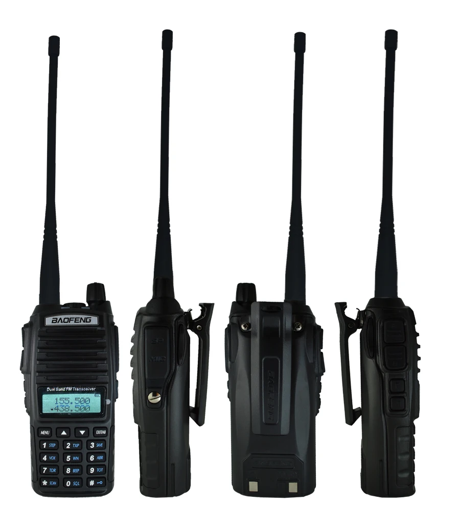 2 шт./компл. Портативный двух-передающая радиоустановка UV 82 Dual PTT радио BaoFeng UV-82 двухдиапазонный двухстороннее радио приемопередатчик+ 771 антенна