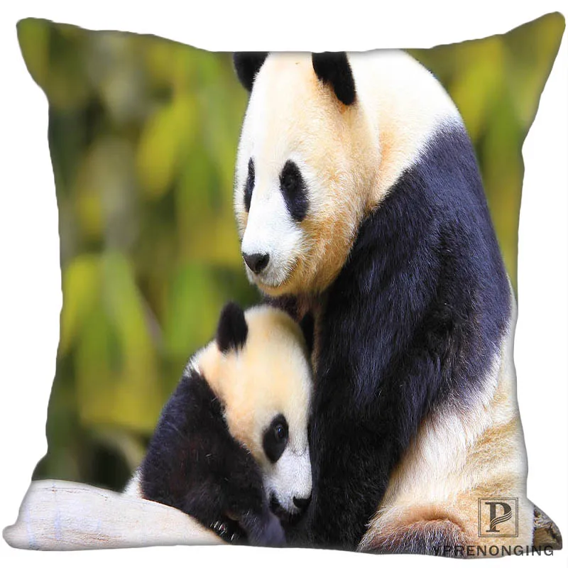 Square Pillowcase Заказная гигантская панда квадратная Наволочка на заказ молнии чехол для подушки(с одной стороны) 180522-02-22 - Цвет: Square Pillowcase