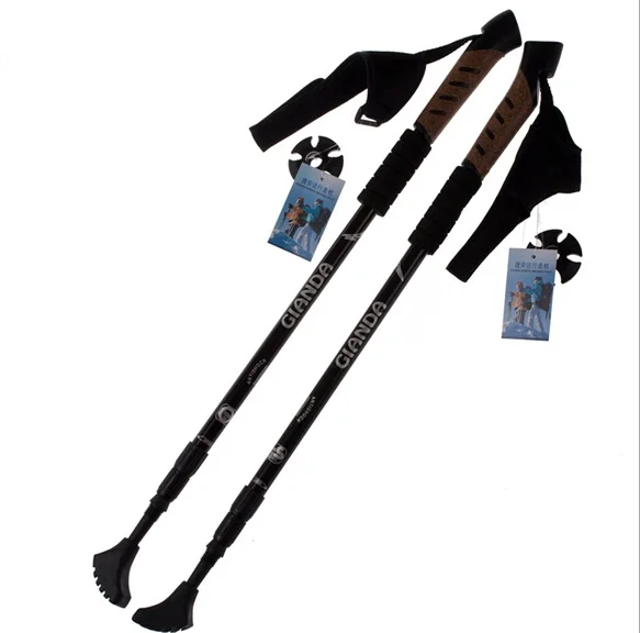 2 шт./лот складные походные палочки для альпинизма алюминиевые трости походов