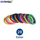 20 цветов или 10 цветовнабор 3D Ручка накаливания ABSPLA 1,75 мм пластик резина печатный материал для 3D принтера нити