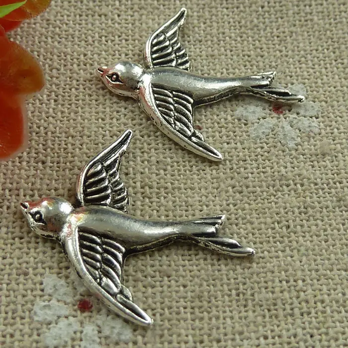 210 шт. тибетское серебро с плоской задней палочкой без отверстия 25x24 мм #1722 |