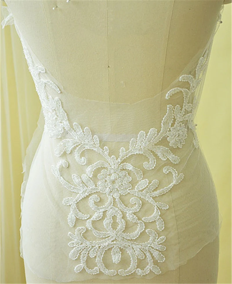 Вышитая бисером нашивка с блестками аппликация нашивки для одежды Аппликации