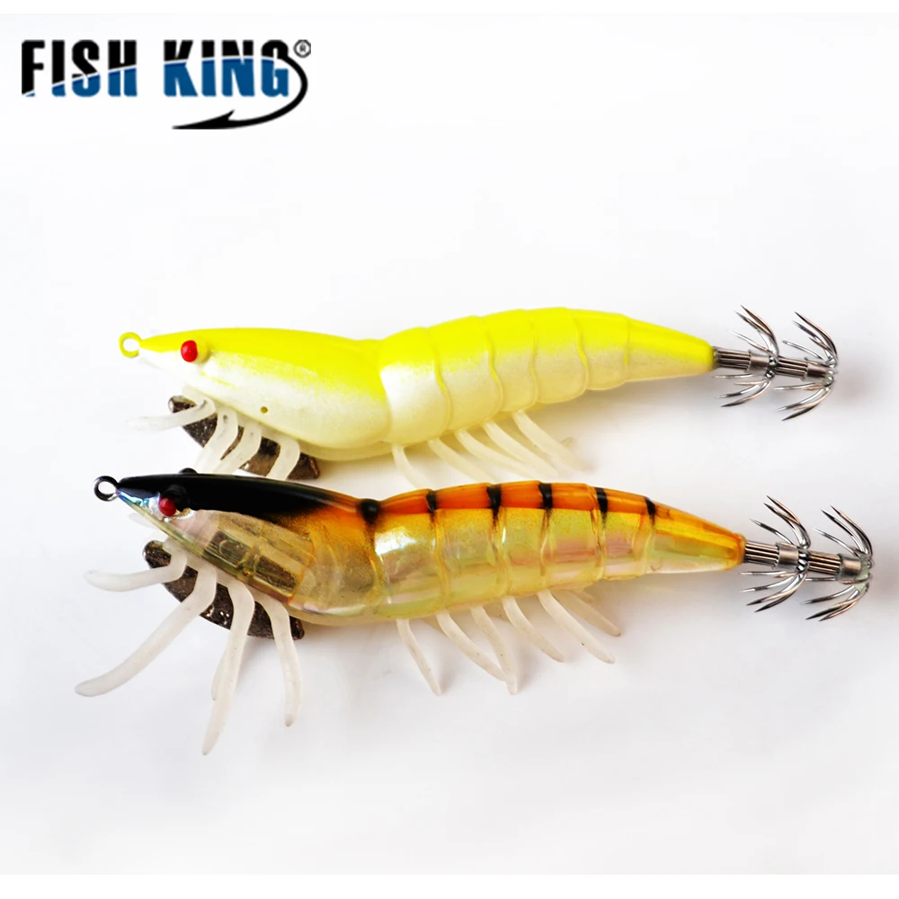 Рыболовная приманка FISHKING 1 шт. джиг для кальмара креветка Isca искусственная