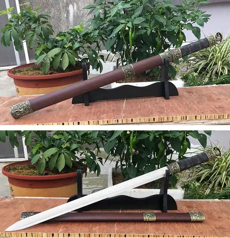 Longquan короткий меч Хань фэншуй искусственный не острый Бесплатная доставка длина