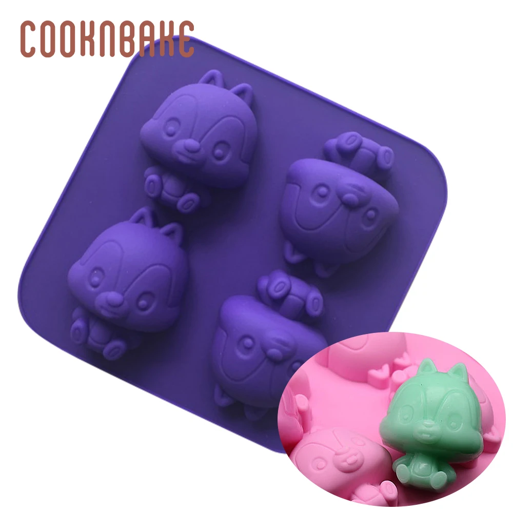 CDSM-742 COOKNBAKE силиконовые формы для мыла Микки Маус Силиконовые формы для выпечки тортов Микки форма для желе, пудинга diy украшения торта - Цвет: CDSM-742