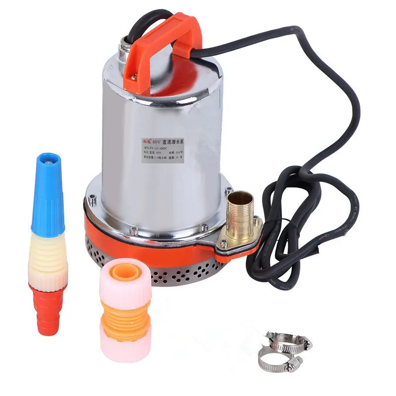 Погружной водяной насос для скважин 60 В постоянного тока 350 Вт ирригационный