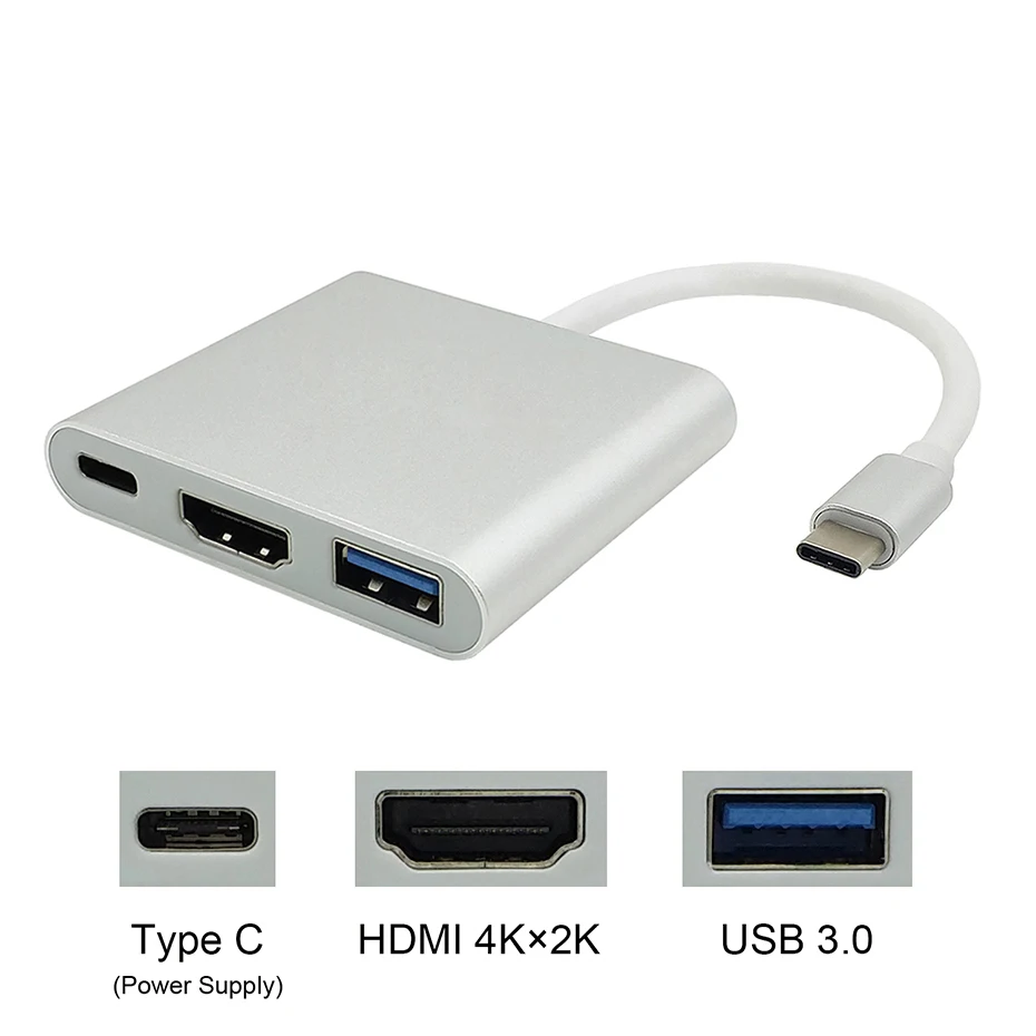 USB Type C к HDMI 3 0 зарядный адаптер конвертер USB-C 1 концентратор для Mac Air Pro Pixel Huawei Mate10