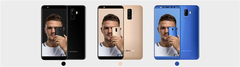 LEAGOO M9 3g мобильный телефон 18:9 полноэкранный 5," Android 7,0 MT6580A четырехъядерный 2 Гб ОЗУ 16 Гб ПЗУ 2850 мАч отпечаток пальца ID смартфон
