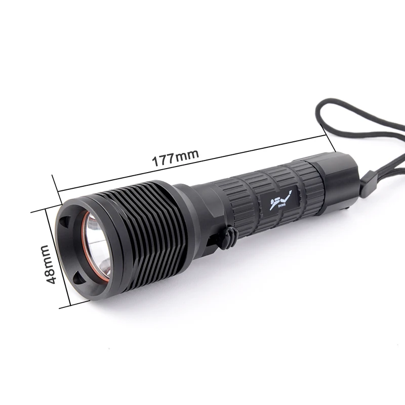 TrustFire светодиодный фонарик для дайвинга глубина погружения до 50 м CREE DF 007 U3 800