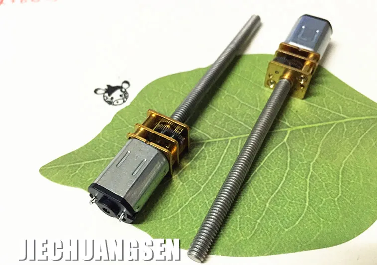 M4 * 55 мм N20 винтовой вал мотор-редуктор постоянного тока 3 в 6 12 В DIY Миниатюрный
