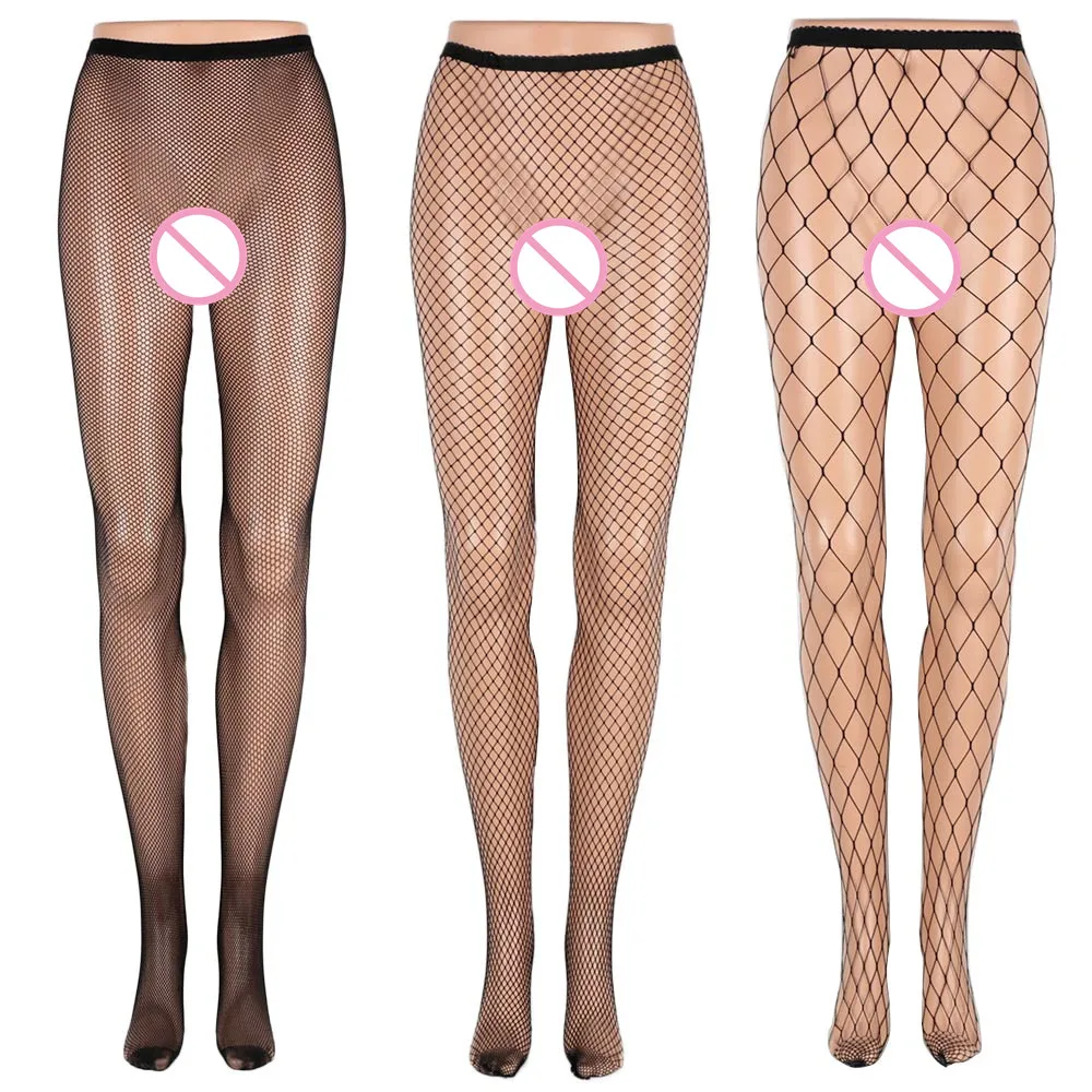 Женские ажурные колготки сексуальные черные чулки Клубные вечерние Чулочные