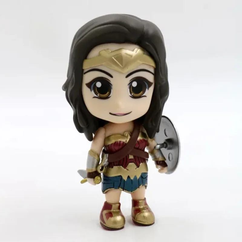 Бесплатная доставка милые 4 &quotDC Hero Wonder Woman Bobble голова качающаяся игрушка модель