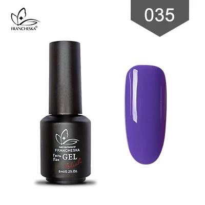 Francheska 035 Francheska color01-36 Гель-лак для ногтей замачиваемый Гель-лак для ногтей unha nail art gellak nagels spulletjes lakiery hybrydowe лак - Цвет: Francheska 035