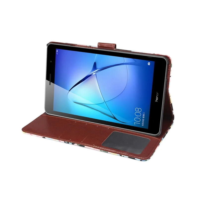 Dulcii для Huawei MediaPad м 3 Lite цветок Ткань Авто Wake &amp Sleep Бумажник кожаный чехол m3 lite 10